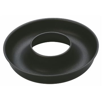 Forma Molde em Aluminio Anti-aderente para Pastelaria - Savarin com Burado 240x50mm