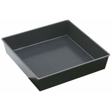 Forma Molde em Aluminio Anti-aderente para Pastelaria - Tarte Quadrada 240x240x50mm