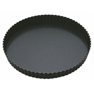 Forma Molde em Aluminio Anti-aderente para Pastelaria - Circular Baixa Dentada 280x35mm