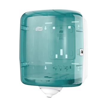 Dispensador Plstico Azul de Toalhas de mos Central Folha nica Tork