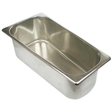Cuba 5 Trapezoidal 360x145/185x120mm em Inox para Gelado