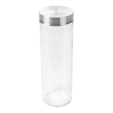 Frasco de Conservao em Vidro com Tampa Aluminio 1900ml 100x310mm 12 un