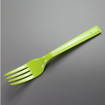 Garfo de Plstico Verde PLUS 180mm 1800un