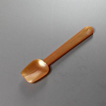 Colher de Plstico Opaco Dourado de Gelado 95mm 6x500g