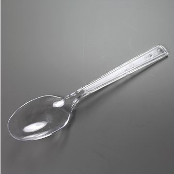 Colher de Plstico Transparente PLUS de Sopa 180mm 1600un