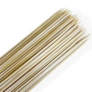 Palito de Madeira para Espetadas 200x3mm 100 un