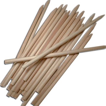 Palito Redondo para Ma Caramelizada 3x180mm 100 un