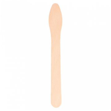 Colher em Madeira de Caf 125mm 50 un