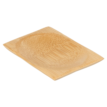 Prato de Bambu rectangular 60x80mm 50 un