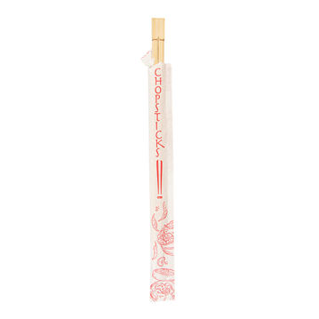 Pauzinhos em Bambu Individuais para Comida Oriental 240mm 100 un