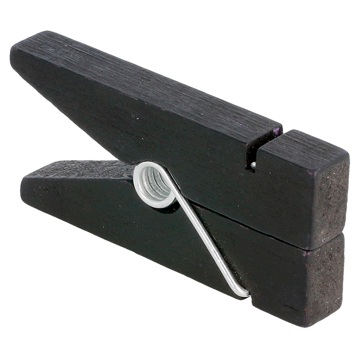 Mola Porta-Ardsias em madeira preto 13x38x83mm 12 un