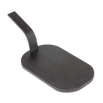P em Bambu para Entradas Preto 80x50mm 100 un