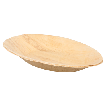 Prato Oval em Folha de Palma 170x120x20mm 200 un