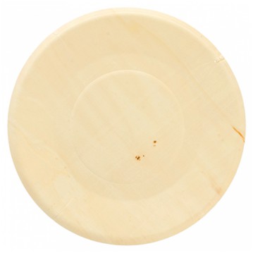 Prato de Madeira redondo 215x15mm 50 un
