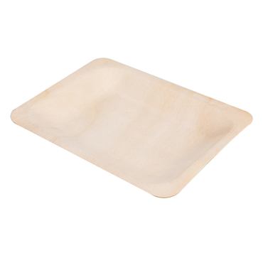 Prato de Madeira rectangular 120x95x12mm 50 un