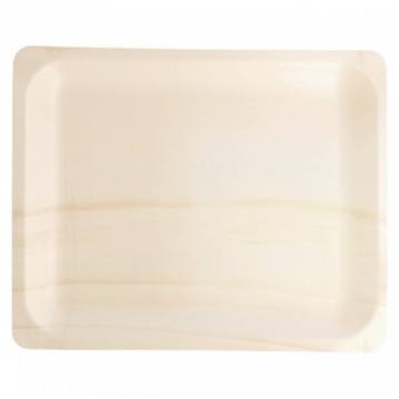 Prato de Madeira rectangular 265x215x20mm 50 un