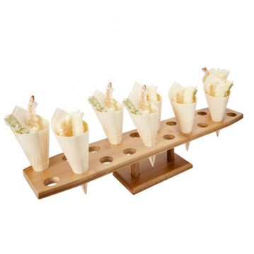 Suporte Bambu para 20 Cones