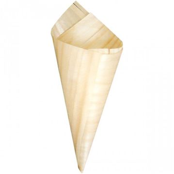 Cone em Folha de Pinho 125mm 50un