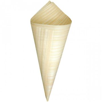 Cone em Folha de Pinho 170mm 20x50un