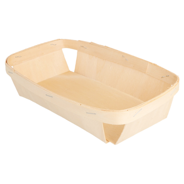 Cesta em madeira de choupo 220x135x50mm 8x20 un