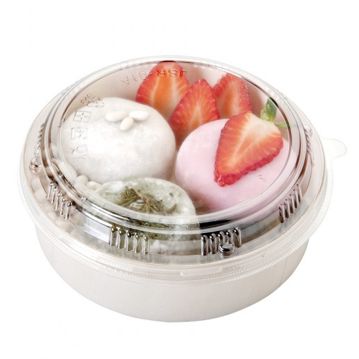 Barqueta Circular de Madeira 155x45mm 300un