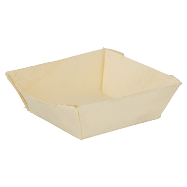 Barqueta em madeira de choupo 55x55x20mm 10x50 un