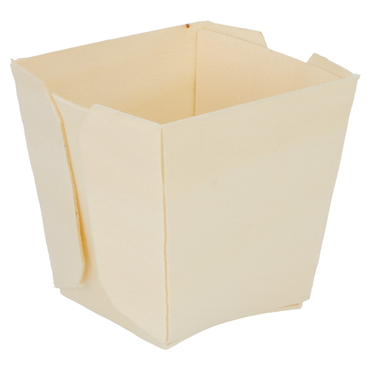Barqueta em madeira de choupo 55x55x55mm 10x50 un