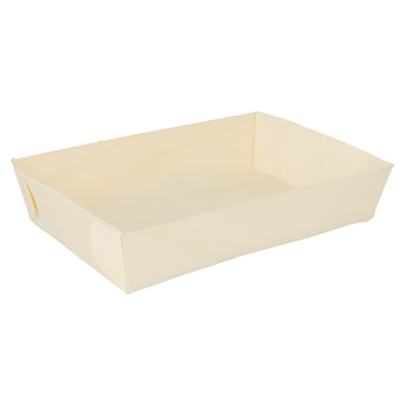 Barqueta em madeira de choupo 190x130x40mm 4x25 un