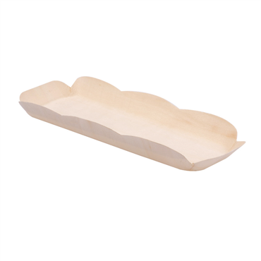 Barqueta em madeira de choupo 225x115x30mm 50 un