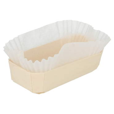 Barqueta em madeira de Choupo + Cpsula 120x60x35mm 28x25 un