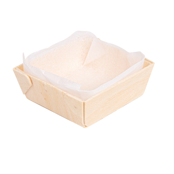 Barqueta em madeira de Choupo + Cpsula 55x55x20mm 12x25 un