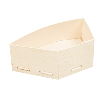 Recipiente em madeira para tapas 105x62x35mm 20x10 un