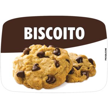 Etiqueta de Sabores para Gelados Biscoito