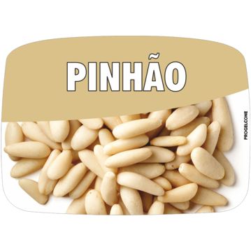 Etiqueta de Sabores para Gelados Pinho