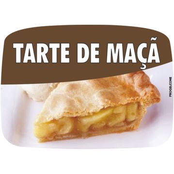 Etiqueta de Sabores para Gelados Tarte de Ma