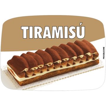 Etiqueta de Sabores para Gelados Tiramis