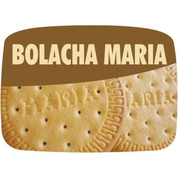 Etiqueta de Sabores para Gelados Bolacha Maria