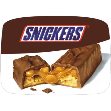 Etiqueta de Sabores para Gelados Snickers
