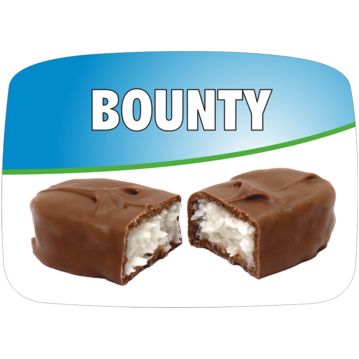 Etiqueta de Sabores para Gelados Bounty