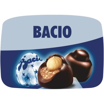 Etiqueta de Sabores para Gelados Bacio