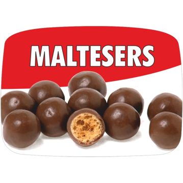 Etiqueta de Sabores para Gelados Maltesers