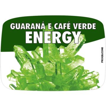 Etiqueta de Sabores para Gelados Energy Guaran e Caf Verde