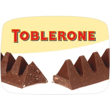 Etiqueta de Sabores para Gelados Toblerone