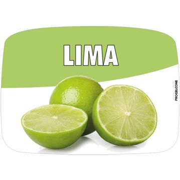 Etiqueta de Sabores para Gelados Lima