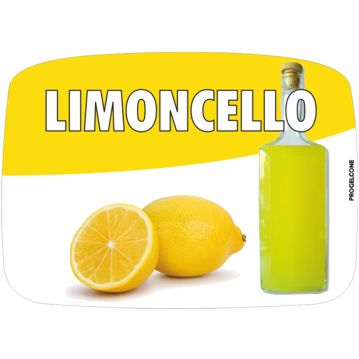 Etiqueta de Sabores para Gelados Limoncello