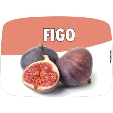 Etiqueta de Sabores para Gelados Figo