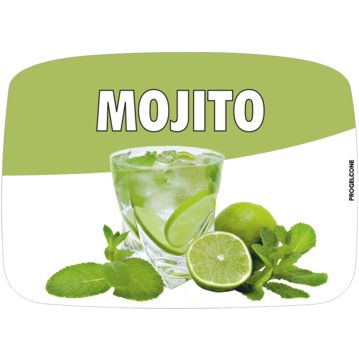 Etiqueta de Sabores para Gelados Mojito