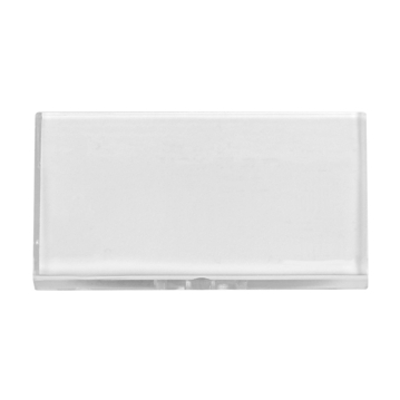 Placa de Identificao Pessoal 50x25mm Transparente 1 un