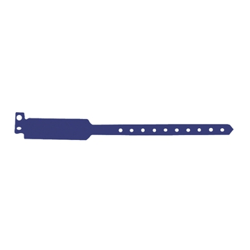 Bracelete no transfervel em PVC azul 250mm 100 un