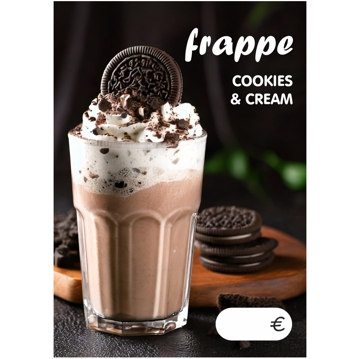 Imagem impressa A6 - Frapp Cookies & Cream